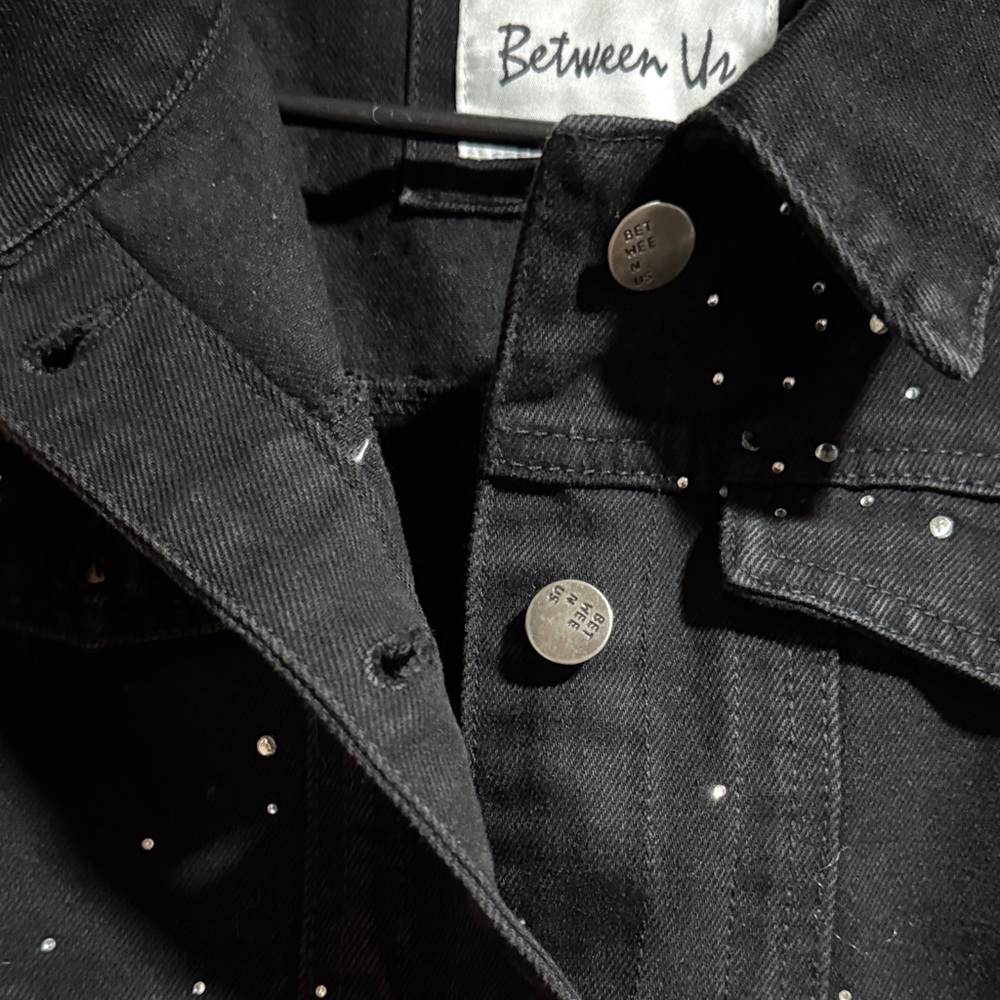 Cato Black Studded Jean Jacket - Picture 7 of 8